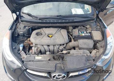 2012 Hyundai Elantra Limited from USA, damaged, VIN 5NPDH4AE6CH141299